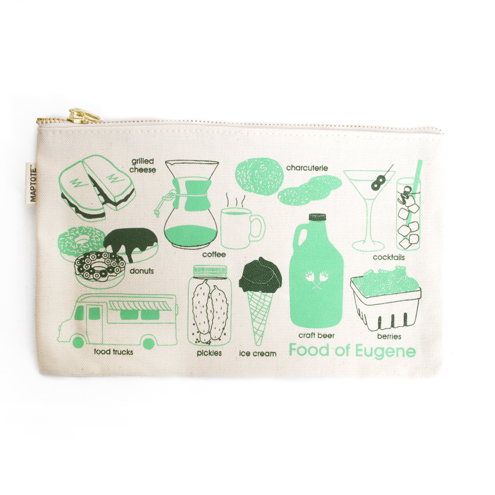 Eugene, Pouch, Art & School, Maptote, Slim, Foodie, Natural, 760746